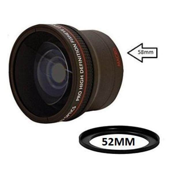 0.17X Ultra-Wide Konverter Mata Ikan Lensa W/Penutup Makro-Up Lampiran untuk Canon Carl Zeiss, Fujifilm, nikon, Panasonic, Pentax, Olympus Samsung, Sigma Sony, Tamron, Tokina Lensa-Intl