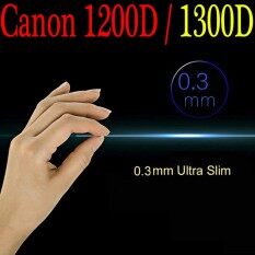 【0. 3mm】 Canon 1200D/1300D LCD Kaca Antigores Pelindung Layar, optik Kekerasan 9 H 0.3 Mm Ultra Tipis Kamera DSLR Kaca Kokoh untuk Canon 1200D/1300D