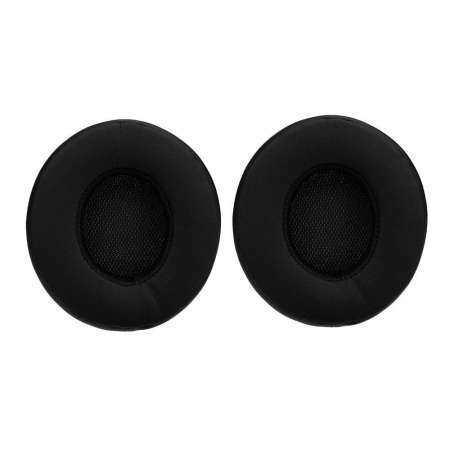 1 Pair Replace Ear Pads Cushions Leather for Beats By Dre Solo3 Solo 3.0 BK