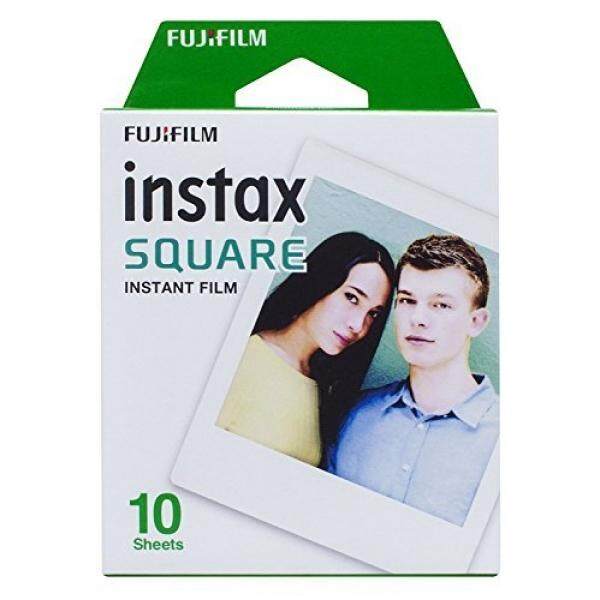 10-Pack Film untuk Fujifilm Hybrid Kamera Instan Cheki Bundle Set, Fuji Instax In Square Meter 10 10 Eksposur X 10 (Total 100 Tunas)-Intl