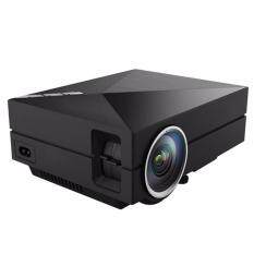 1000 Lumen GM60A Proyektor WIFI Mini Video TFT LCD Kancing Logam dan Lensa Edge Hitam US Plug