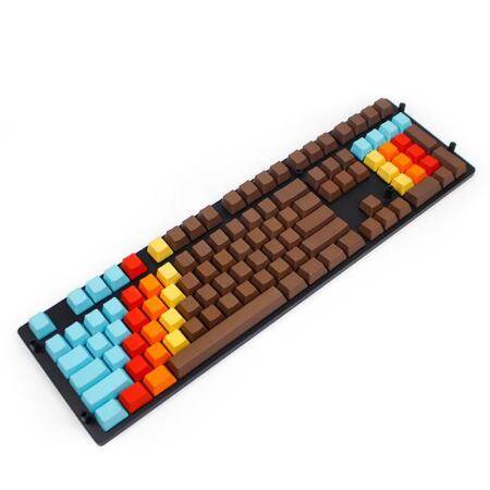 Newzone 108 - Key PBT OEM แนะนำ Rainbow/1976 BLANK Key สำหรับสวิตช์ MX คีย์บอร์ดแบบกลไก