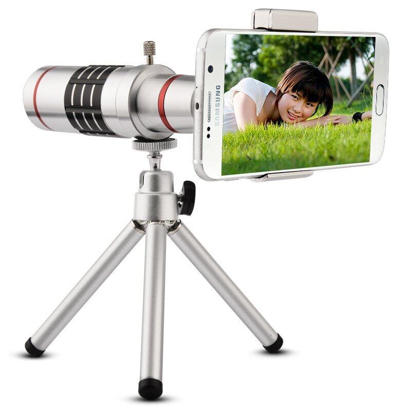 FineTop 18x Mobile Phone Lens Universal 18X Zoom Telescope Camera Telephoto Lens for iPhone, Android