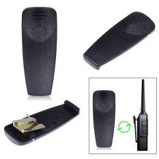 1pc Intercom Spare Part Back Belt Clip For Motorola Ht1250-Is+ Ht750 Gp328 (black) By Crystalawaking