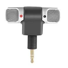 1pc Mini Stereo Microphone Mic 3.5mm Mini Jack PC Laptop Notebook Malaysia