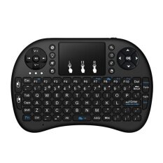 2.4G Wireless Rechargeable Air Mouse Mini Keyboard (Black) Malaysia