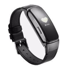2 In 1 Pemantau Alat Pendengar Kebugaran Berbicara Band B3 Plus Tekanan Darah Monitor Oksigen Gelang Jam Tangan Pintar Bluetooth Headset Jawaban/End Call run Berjalan Kaki Tidur Auto Track Alarm Pesan