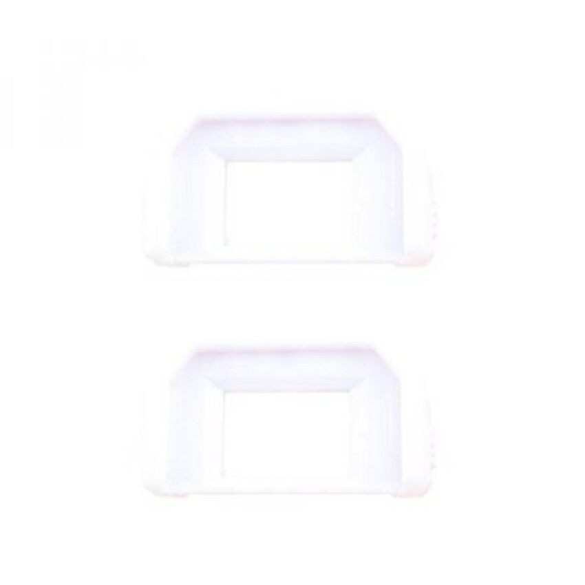 (2 Pack) VKO Lensa Mata/Eyecup (Canon EF Penggantian) untuk Canon Rebel (T6s T6i T6 T5i T5 T4i T3i T3 T2i T1i Xti XSI XS), EOS (1300D 1200D 760D 750D 700D 650D 600D 550D) DS Jendela Bidik Kamera Putih-Internasional