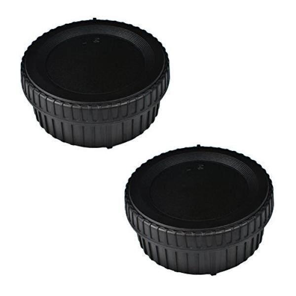 (2 Pack)Front Body Cap &Amp; Rear Lens Cap For Nikon D5600 D5500 D500 D5 D4 D750 D810 D7200 D610 D3300 D90 D3100 D3200 D5100 D5200 D5300 D7100 Camera Body &Amp; F Mount Lens Upgrade Luxury Version