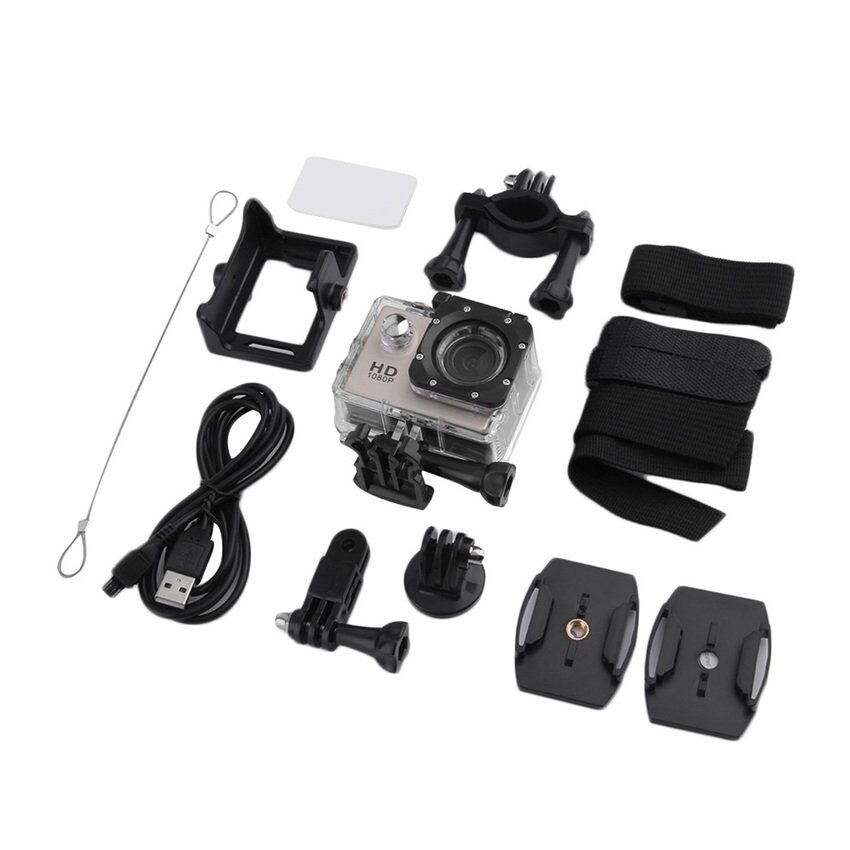 2.0 Wifi Nirkabel HD Sj4000 1080 P 12Mp Spor Kamera Aksi (Putih)-Internasional