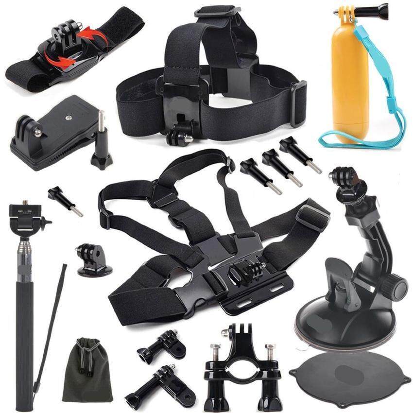 2015 Baru Pergi Pro Aksesoris Kepala Dada Tali Braceletmonopodwithmount Adaptor untuk GoPro HERO 4 3 3 + 2 1 SJ4000 xiaomi YiGS07-Internasional