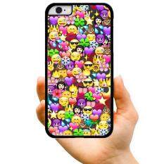 2017 Mode Terkini Penjualan Terlaris Gaya Kartun Lucu Emoji Muka Tersenyum Ekspresi Pack Kreatif Plastik Keras Berpola Casing Ponsel untuk Oppo R9s (Aneka Warna)
