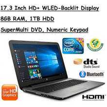 HP 2017 Newest Edition 17.3 Inch HD+ (1600x900) SVA BrightViewPremium High Performance WLED-Backlit Laptop, Intel Core i3-6100U2.3GHz, 8GB RAM, 1TB HDD, Win10 HP 2017 Newest Edition 17.3 Inch HD+ (1600x900) SVA BrightViewPremium High Performance WLED-Backlit Laptop, Intel Core i3-6100U2.3GHz, 8GB RAM, 1TB HDD, Win10 image
