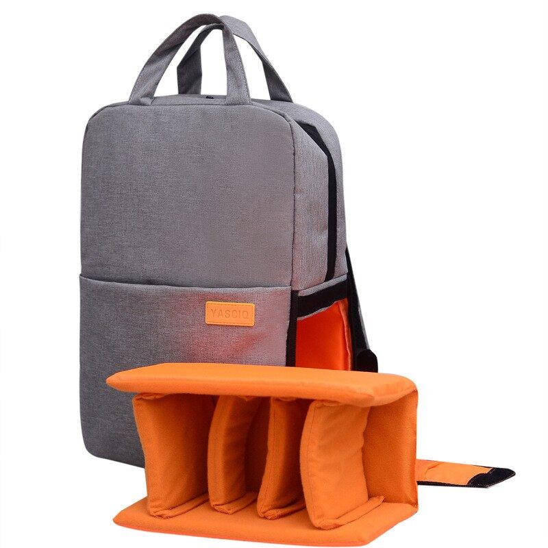 4 Warna 2018 Baru Modis Korea Tahan Air DSLR Antigoncangan Tas Kamera Fotografi Video Ransel Leisure Tas Bahu Sarung Kamera Digital dengan Pelindung Hujan (Hitam, Biru, abu-abu, Merah Muda)-Intl