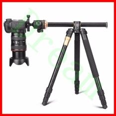 2018 QZSD Professional Tripod New Multifunction Aluminium Q999H Horizontal Center Column Mechanism Camera Tripod for DV DSLR Axis Transverse Tripod Head