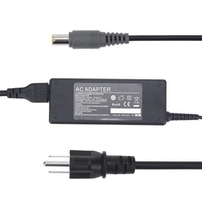 20V 4.5A 90W Replacement AC Adapter Laptop Charger Power Supply for IBM Lenovo T400 T410 T410s T500 T510 R400 R500 T X R SL Series Tablet IdeaPad Z510 (Output Connector size: 7.9mm5.5mm) - intl