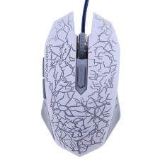 2400DPI LED Optical USB Wired Gaming Mouse 6 Buttons Gamer Computer Mice(White) Malaysia