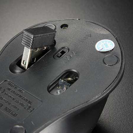 2.4 GHz เมาส์ไร้สายเมาส์ไร้สาย USB ตัวรับสัญญาณคอมพิวเตอร์ส่วนบุคคลไร้สายสำหรับแล็ปท็อป