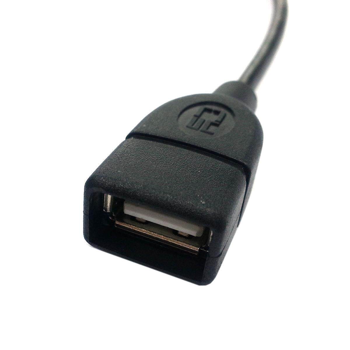 2 PCS 1 Set 90 D Kiri & Kanan Tipe Kemiringan Mikro USB Kabel Utama OTG Fo Tablet Telepon-Intl