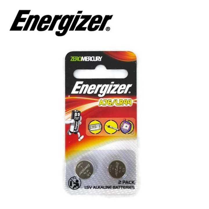 2PCS A76/LR44 GENUINE Energizer Alkaline Battery 1.5V A76BP2 Lazada