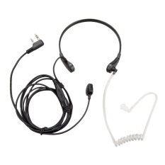 2pin Ptt Throat Mic Covert Acoustic Tube Earpiece Headset For Baofeng Uv-5r By Crystalawaking