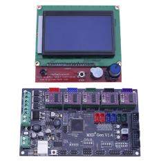 3D Printer MKS GEN V1.4 Mainboard+LCD 12864 Display+5pcs DRV8825 Driver