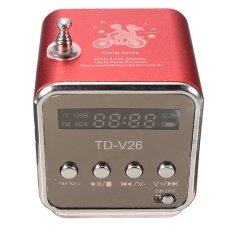 3pcs Mini USB Stereo Speaker Micro SD TF Disk FM Radio for PC Notebook MP4 3 (Red) Malaysia