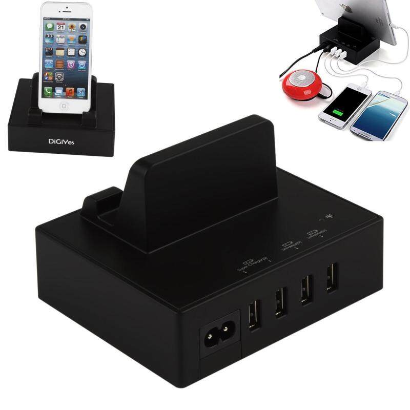 Giá Đa Năng 4 Cổng Đa Thiết Bị Sạc Để Bàn Ga Họ USB Dock Đứng Cho iPhone 7/7 Plus Samsung Galaxy S7 điện Thoại Thông Minh Máy Tính Bảng