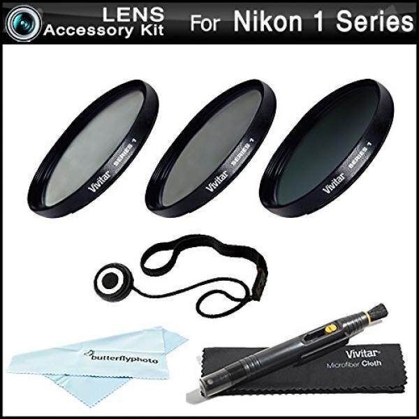 40.5mm Filter Kit For Nikon 1 J1, Nikon 1 V1, Nikon 1 J2, Nikon 1 J4, Nikon 1 S2 Mirrorless Digital Camera (That Use 10-30mm, 30-110mm, 10mm Lenses) Includes 40.5mm 3PC Filter Kit (UV, CPL, FLD)+ More - intl