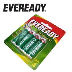 4PCS GENUINE EVEREADY AA Rechargeable Battery 1.2V 1300mAh - RE15BP4 Malaysia