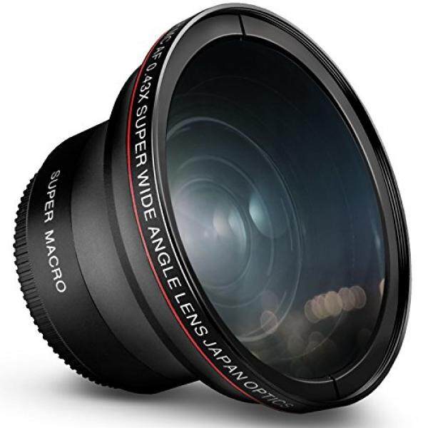 52 Mm 0.43x Pasir Gudang Profesional Foto HD Lensa Sudut Lebar (W/Makro Porsi) untuk Nikon D7100 D7000 D5500 D5300 D5200 D5100 D3300 D3200 D3100 D3000 Kamera DSLR-Intl