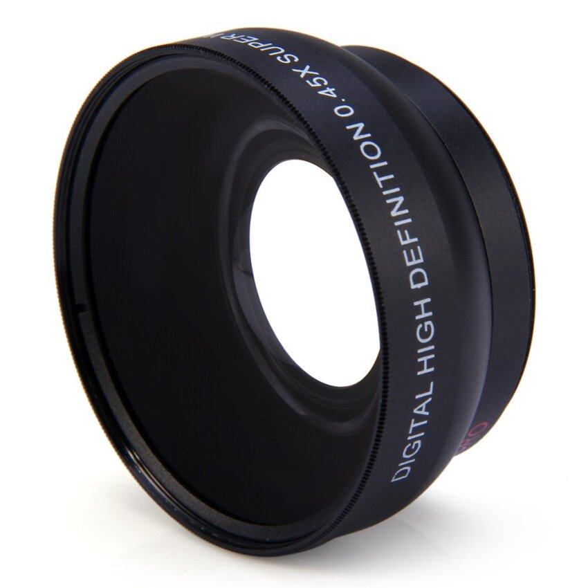 52Mm 0.45X Fisheye Wide Angle Macro Lens For Nikon D3200 D3100d5200 (Black)