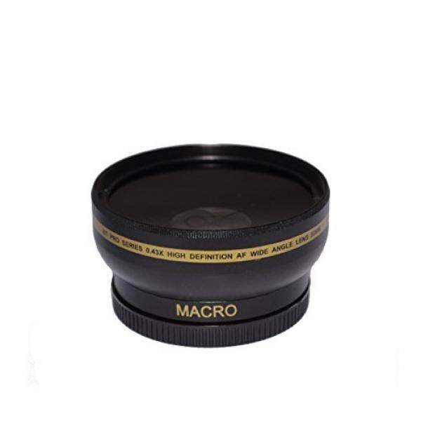 52mm High Definition Wide Angle Macro Lens for Nikon AF-S DX Nikkor 18-55mm f/3.5-5.6G VR 0.43x Ultra Wide Angle Converter, 52 mm Threaded AF - intl
