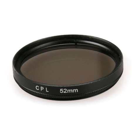 52mm Round Circle CPL Lens Filter for GoPro HERO 4 / 3+