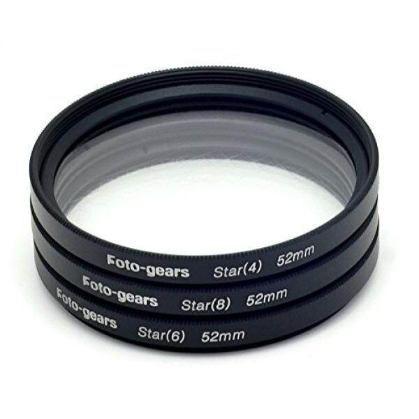 52 Mm Star-Efek Cross Filter Starburst Twinkle Efek Tiffen Filter 4 6 8 Point Set untuk Canon Nikon -Intl