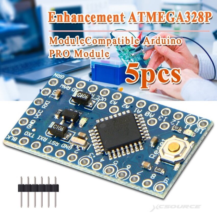 5pc Pro Mini Enhancement ATMEGA328P 16MHz 5V Compatible Arduino PROModule TE362 - intl