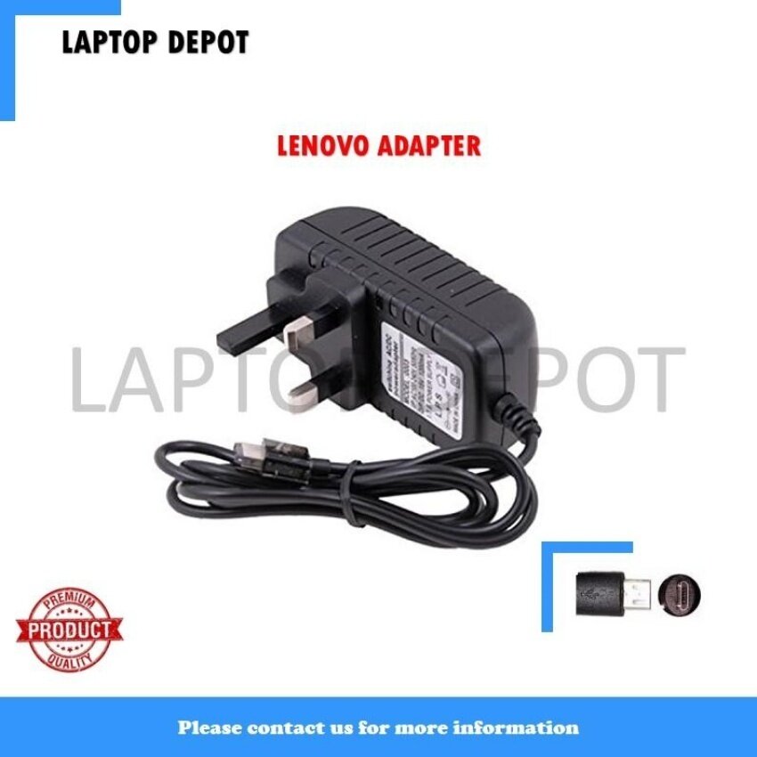 (6 Months Warranty) Replacement Laptop/Notebook AC Adapter ChargerFor LENOVO IdeaTab Yoga Tablet 10 B8000 5V 3A (15W) Micro USB - intl