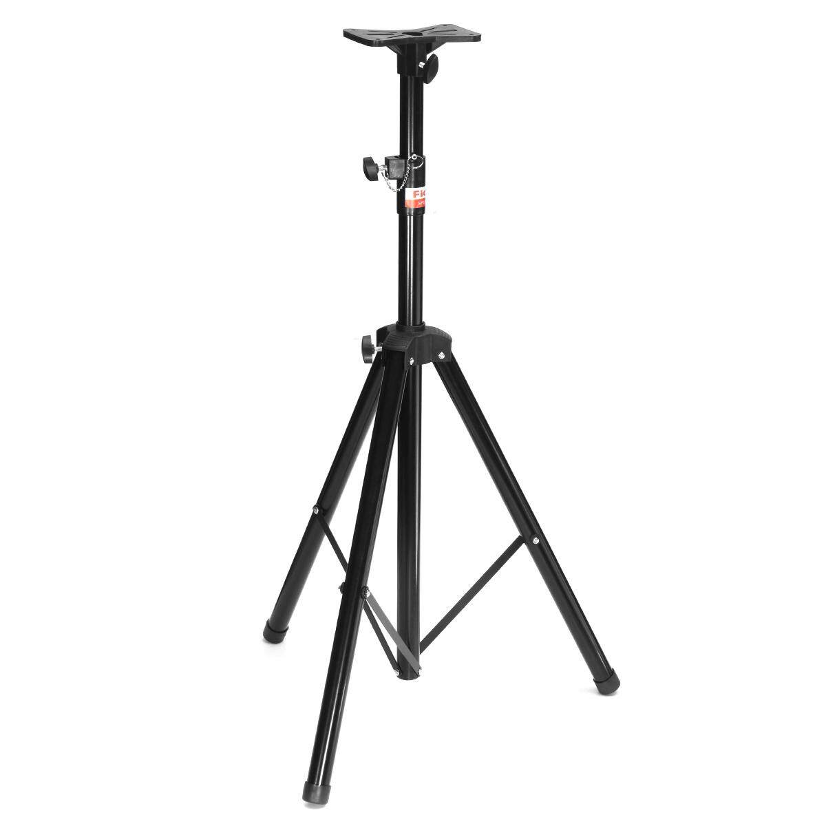 60kg/132lbs Black Tripod DJ PA Speaker Stands Steel Frame Universal Adjustable - intl