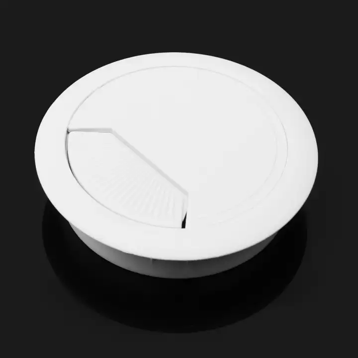 60mm Computer Desk Grommet Table Cable Wire Cord Plastic Computer Desk Grommet Table Cable Wire