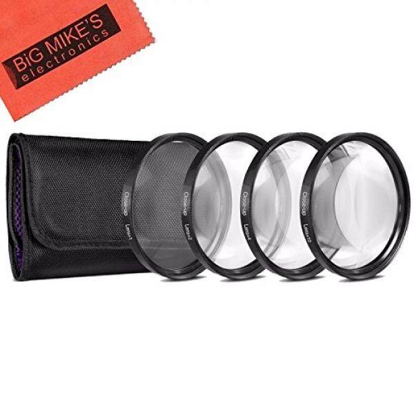 62 Mm Close-Up Set Filter (+ 1 + 2 + 4 + 10 Dioptasi) magnificatoin Perlengkapan untuk Canon, Nikon, Sony, Fujifilm, Olympus, Pentax, Sigma tamron Digital Kamera dan Kamera Perekam + Pembersih Mikrofiber Kain-Intl