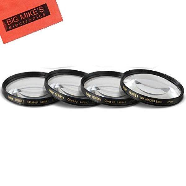 67 Mm Close-Up Set Filter (+ 1 + 2 + 4 + 10 Dioptasi) magnificatoin Perlengkapan untuk Canon Rebel T6i, T6s, T7i, EOS 80D, EOS 77D Kamera dengan Canon EF-S 18-135 Mm Adalah Lensa STM-Intl