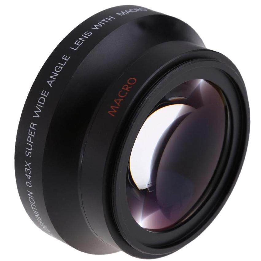 67 Mm Digital Definisi Tinggi 0.43 �super Sudut Lebar Lensa dengan Makro Jepang Optik untuk Canon Pemberontak T5i T4i T3i 18 -135 Mm 16-85 Mm dan Nikon 18-105 70-300Vr-Intl