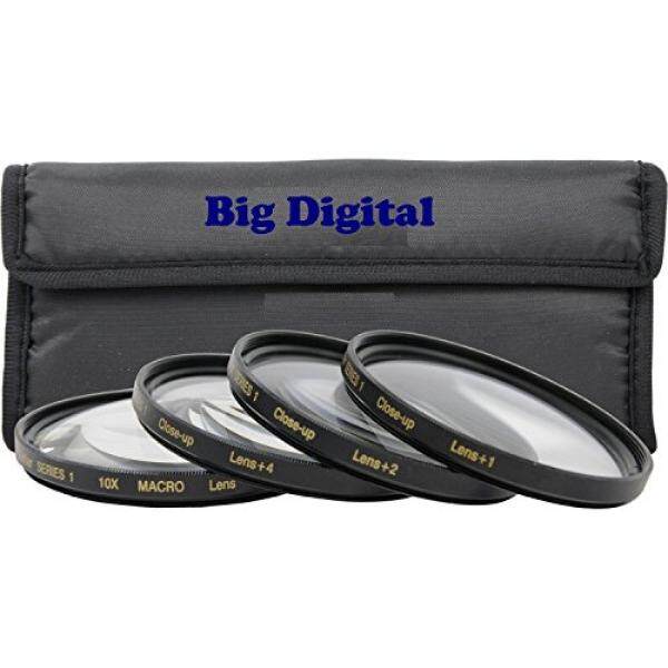 72mm Macro Close-Up Filter set +1 +2 +4 +10 w/ filter Wallet for Canon EF 35mm f/1.4L EF 85mm f/1.2L II EF 135mm f/2L, Nikon 85mm f/1.4 18 200mm f/3.5 5.6G Lens - intl