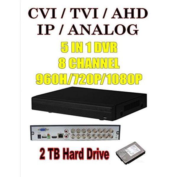 8 Saluran DVR + 4 IP TV = 12 Total Perekam CCTV 5 In 1 HDCVI AHD TVI CVBS IP Tri-Brid penta-Brid 1080 P 720 P 960 H Dahua dengan MIC Input 2 TB Perangkat Keras-Internasional