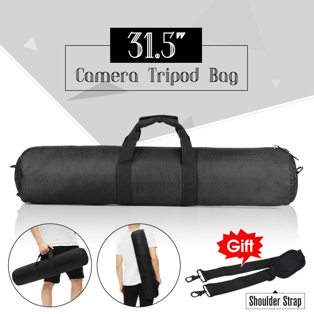 80 Cm Hitam Padded Tali Kamera Tripod Tas Pembawa Tas untuk Manfrotto Gitzo Velbon-Internasional