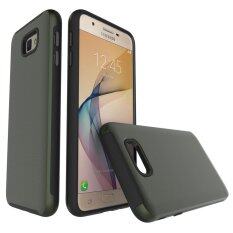 Ringan, Tipis timbul Bergaris Tekstur dengan Brushed Logam Warna Yang Mengesankan Dua Bagian Pelindung Ponsel Case Cover untuk Samsung Galaxy J5 Perdana/ on5 2016 (Warna: c0)
