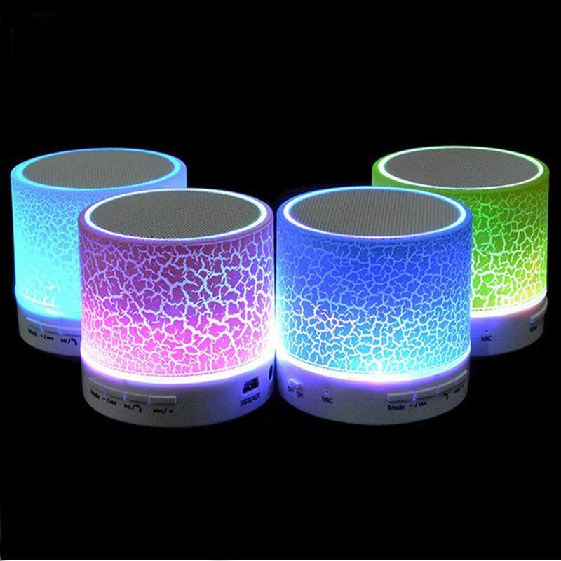 SOUTH RISE A9 LED Mini Portable Bluetooth Speaker Wireless Super Bass Smart Speakers Handsfree With FM Radio Support TF SD Card For Car Mobile Phone - intl