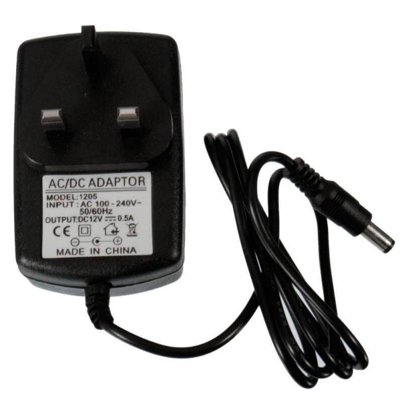 Ac 100 240v To Dc 12v 0 5a Charger Adapter Uk Plug 5 5 X 2 1mm Intl Singapore
