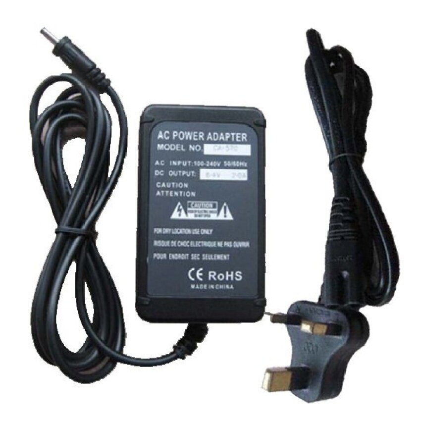 Adaptor AC Pengisi Ulang Daya untuk Canon LEGRIA IVIS LEGRIA HF10 HF11 HF20HF21HF100 HF200-Intl