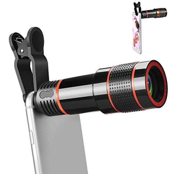 Aceyoon Teleobjektiv Berguna 12X Ponsel Cerdas Universal Tele Linse Kamera Zubeh? R HD Optischer Lensa Variabel Aufsatz Set MIT Zeiss F? R iPhone X 8 7 PLUS Samsung Huawei HTC Kamera Sony Objektiv Linse Teleskop-Intl